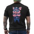 キッズ 警察豚 メンズTシャツ バックプリント