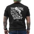 キャスパー映画グッズ You Look Like Ghost メンズTシャツ バックプリント