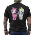 キューピー ベビー エンジェル デビル ケルブ メンズTシャツ バックプリント
