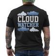 クラウドウォッチャー 予測 天気予報士 気象予報士 メンズTシャツ バックプリント