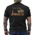 クラクフ ポーランド 旅行 お土産 都市 ランドマーク ギフト メンズTシャツ バックプリント