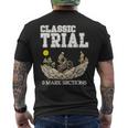 クラシック トライアル 0 マーク セクション オートバイ 歴史的 モータースポーツ メンズTシャツ バックプリント
