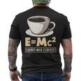 コーヒーラバーエナジーミルクコーヒー EMc² メンズTシャツ バックプリント