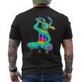 サイケデリックバニーサイコバニーアート メンズTシャツ バックプリント