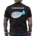 サカバンバスピス パステルカラー おもしろ ゆるかわ かわいい ギフト メンズTシャツ バックプリント