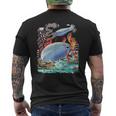 サカバンバスピス フィッシュミーム 怪獣 メンズTシャツ バックプリント