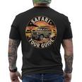 サファリツアーガイドシャツ サファリ衣装 サファリツアー メンズTシャツ バックプリント