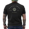 サンタクルーズ カリフォルニア サンタクルーズカリフォルニアアンカー メンズTシャツ バックプリント