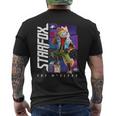 ザ・スーパーマリオギャラクシー・ムービー Fox Mccloud Hero Pose メンズTシャツ バックプリント