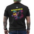 ザ・スーパーマリオギャラクシー・ムービー Wonder Bowser Jr メンズTシャツ バックプリント