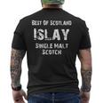 スコッチウイスキー アンティーク調 シングルモルト スコッチ メンズTシャツ バックプリント