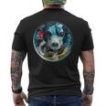 スピリットガイド-犬 メンズTシャツ バックプリント