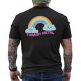 スラッシュメタルシャツ 皮肉な面白いスラッシュメタルミュージック メンズTシャツ バックプリント