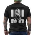 セクシーガールグラフィックtシャツ セクシーブロンドブーティモデルバイカーベイブ メンズTシャツ バックプリント