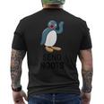 センドブーツペンギンファニーアパレル メンズTシャツ バックプリント