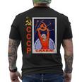 ソビエト宇宙宣伝ポスター Cccp ソビエト連邦 メンズTシャツ バックプリント