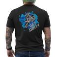 ダーティオフロードバイクダートバイクオートバイマッドスポーツを入手 メンズTシャツ バックプリント