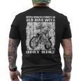 ダートバイクオールドマン メンズTシャツ バックプリント