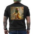 チンパンジーニ バナニーニ 長袖tシャツ メンズTシャツ バックプリント