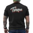 ティファナ メキシコ レトロ ヴィンテージ メキシコ ラティーノ Tj メヒカリ パソ メンズTシャツ バックプリント