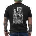 デスタロットカードtシャツトラディショナルデザイン メンズTシャツ バックプリント