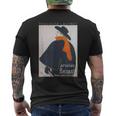 トゥールーズ・ロートレック アリスティド・ブリュアン キャバレー メンズTシャツ バックプリント