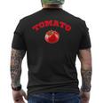 トマトティーVegetable メンズTシャツ バックプリント