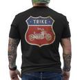トライク 大人のトライク モータートライク 三輪車 トライクバイク トライカー メンズTシャツ バックプリント