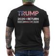 トランプ 2024 ザ・リターン メンズTシャツ バックプリント