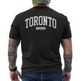 トロントカナダ大学スタイル メンズTシャツ バックプリント
