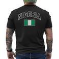 ナイジェリア国旗 誇り高きナイジェリア メンズTシャツ バックプリント