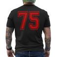 ナンバー75 Redports Teamtyle 長袖tシャツ メンズTシャツ バックプリント