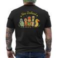 ニュージーランドの鳥 キウイ マオリ アオテアロア タカヘ カカポ ウェカ メンズTシャツ バックプリント