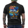 ニュージーランド国旗 旅行 お土産 ニュージーランド人 Nz キウイバード 長袖tシャツ メンズTシャツ バックプリント