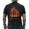ニューヨーク市の秋が大好き メンズTシャツ バックプリント