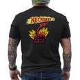 ネックディープシューティングアイ メンズTシャツ バックプリント