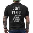 ネットワーク最適化スペシャリスト メンズTシャツ バックプリント