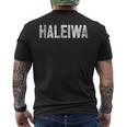 ハレイワオアフハワイ メンズTシャツ バックプリント