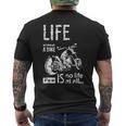 バイク オートバイ アメリカン クルーザー モーターサイクル おしゃれ ダメージ デザイン メンズTシャツ バックプリント