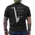 バスクラリネット 長袖tシャツ メンズTシャツ バックプリント