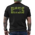 バスフィッシングティー オオクチ バスアングラーフィッシュティー メンズTシャツ バックプリント