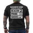 バックカントリースキー エッセンシャルチェックリスト ゲレンデ外スキーヤー用 メンズTシャツ バックプリント