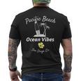 パシフィックビーチ サンディエゴ オーシャンバイブ メンズTシャツ バックプリント