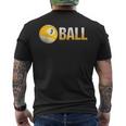 ビリヤード プールボール 9ボール アパレル 9ボール チーム リーグ用 メンズTシャツ バックプリント