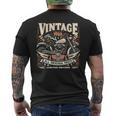 ビンテージ 1960 1960年生まれ 64歳の誕生日 バイクバイカー 長袖tシャツ メンズTシャツ バックプリント