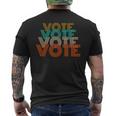 ビンテージ 中間選挙 投票 メンズ レディース 中期 メンズTシャツ バックプリント