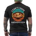 ビンテージ冷麺好きにはいられないレトロ冷麺 メンズTシャツ バックプリント