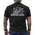 フィル・ライノット・シン・リジー・レコーディング・サンダー・アンド・ライトニング 1982 メンズTシャツ バックプリント