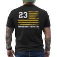 フェルナンド・タティスjrヴィンテージフラッグゲームデー メンズTシャツ バックプリント