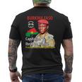ブルキナファソ キャプテンイブラヒム・トラオレ 大統領 メンズTシャツ バックプリント